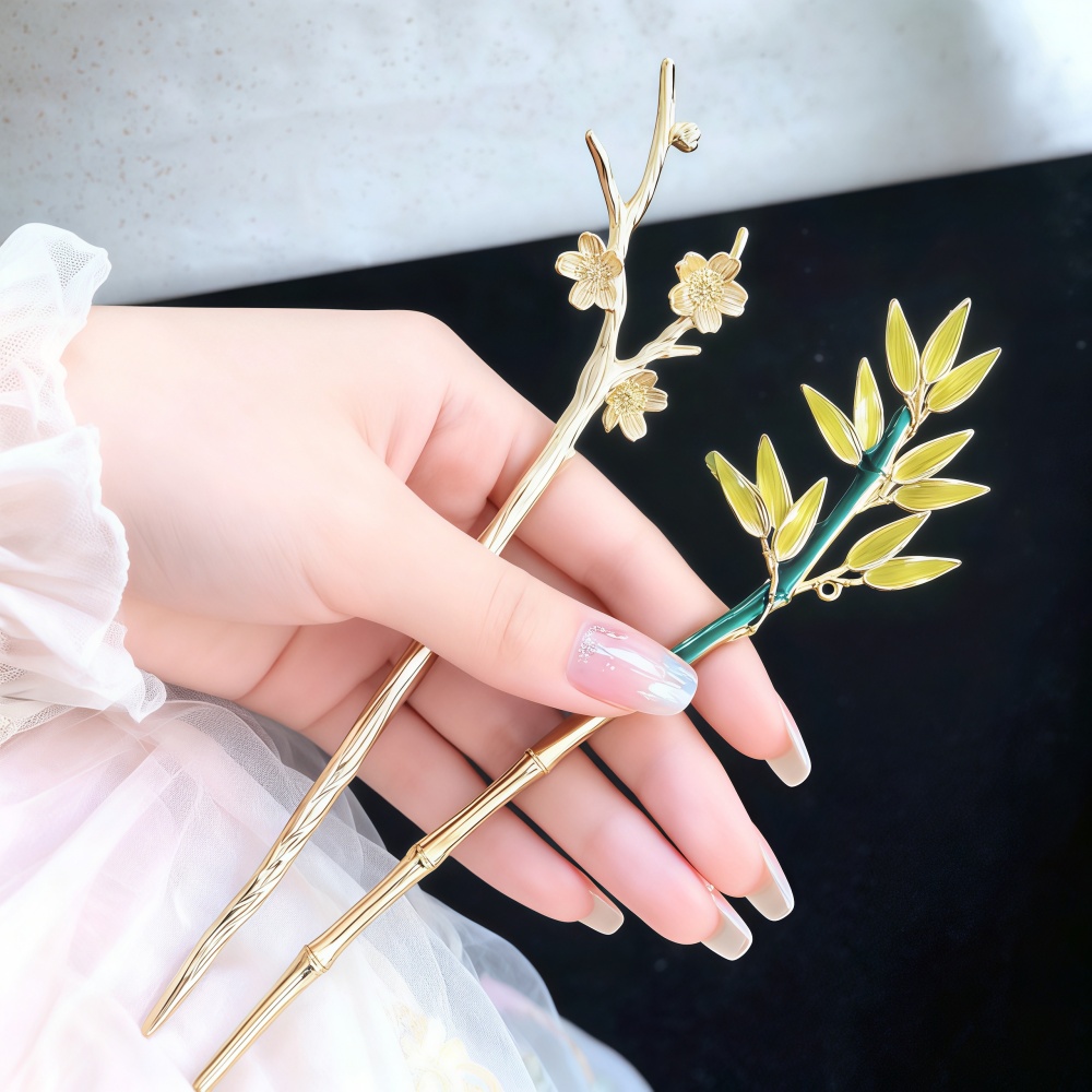 Women Knight Accessories - Enamel Alloy Hairpin For Women Chinese