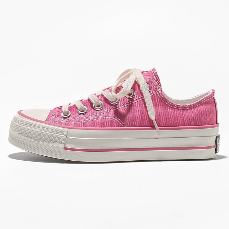 Vans Shoes Old Skool - Students High Sole Canvas Shoes Women
