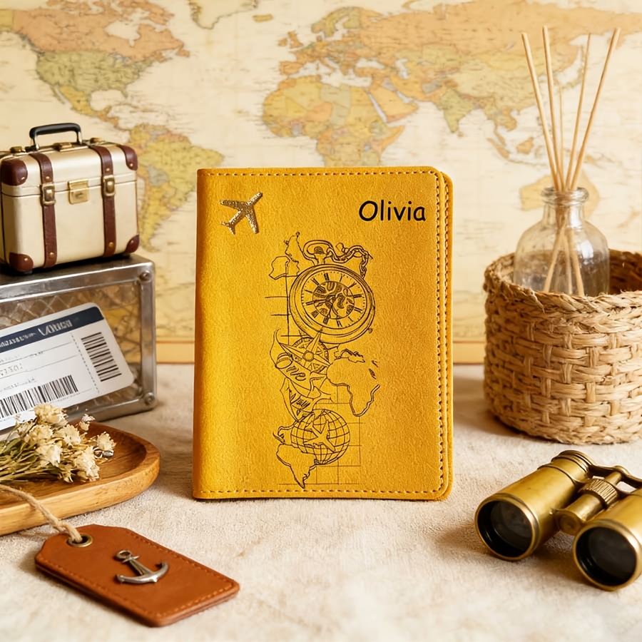 Custom Name Text Passport Hold - Women Accessories Business Name recension och pris