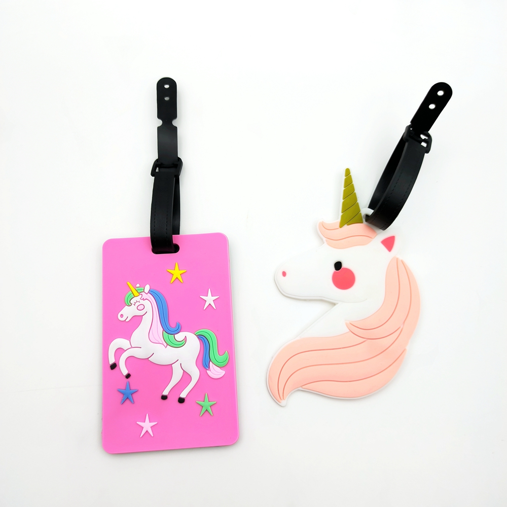 1pc/2pcs unicorn luggage tags  - Women Accessories Business Name recension och pris