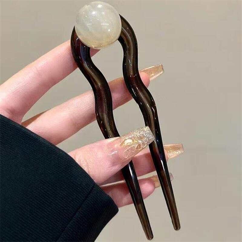 Fashion Colored Pearl U-Shaped - Women Knight Accessories recension och pris
