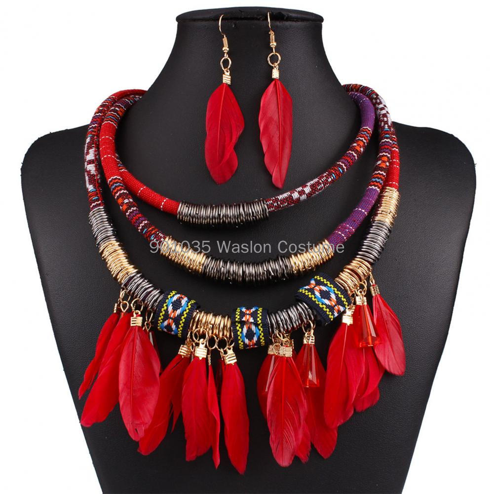 2Pcs/Set Egypt Feather Tassel  - Women Accessories In Egypt recension och pris