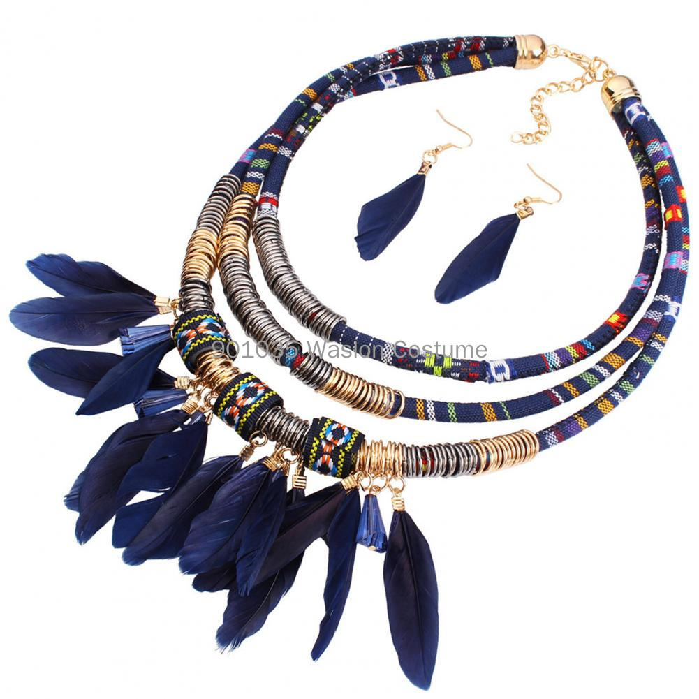 2Pcs/Set Egypt Feather Tassel  - Women Accessories In Egypt recension och pris