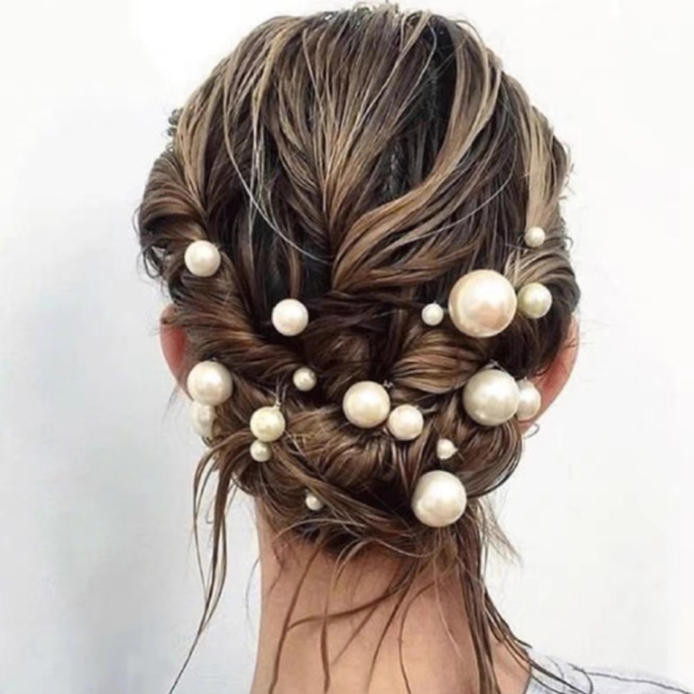 Pearl Crystal Hair Pins Comb S - Women Knight Accessories recension och pris