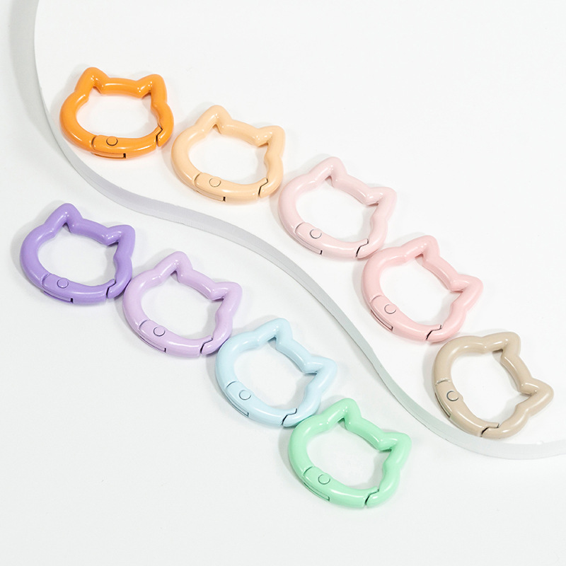 5pcs Cute Heart Cat Keychain R - Wallet Chain Bag recension och pris
