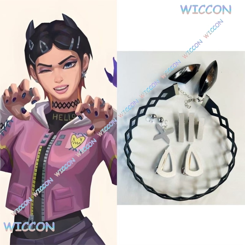 Valorant Clove  Clip Collar Bu - Women Knight Accessories recension och pris