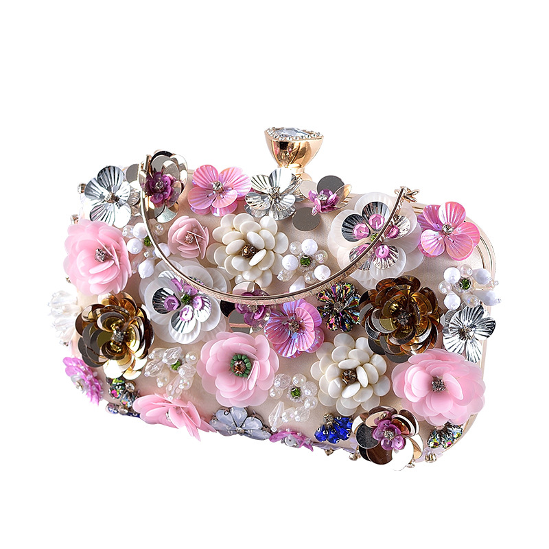Fashion Women Bags Flower Diam - Wallet Chain Bag recension och pris