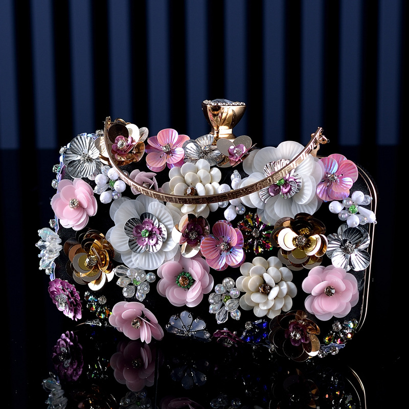 Fashion Women Bags Flower Diam - Wallet Chain Bag recension och pris